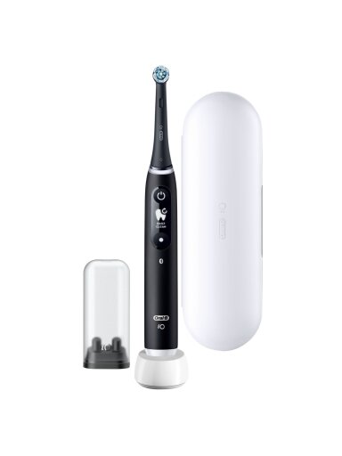 Oral-B | Electric Toothbrush | iO6 Series | Rechargeable | For adults | Number of brush heads included 1 | Number of teeth brushing modes 5 | Black Onyx