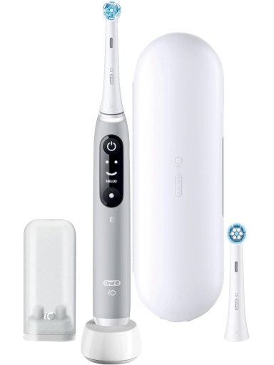 Oral-B Electric Toothbrush | iO6s | Rechargeable | For adults | Number of brush heads included 2 | Number of teeth brushing modes 5 | Grey