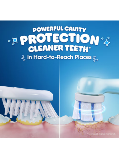 Oral-B Electric Toothbrush with Travel Case, 6Y+ | iO Kids Disney Stitch | Rechargeable | For kids | Number of brush heads included 1 | Number of teeth brushing modes 3