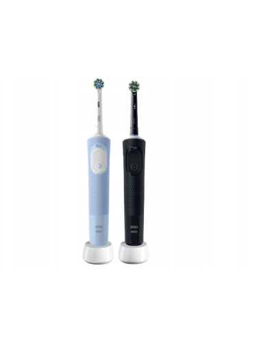 Oral-B Electric Toothbrushes | Vitality Pro Duo | Rechargeable | For adults | Number of brush heads included 2 | Number of teeth brushing modes 3 | Black/Blue White