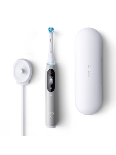 Oral-B | Toothbrush | iO Series 6 | Rechargeable | For adults | Number of brush heads included 1 | Number of teeth brushing modes 5 | Grey Opal