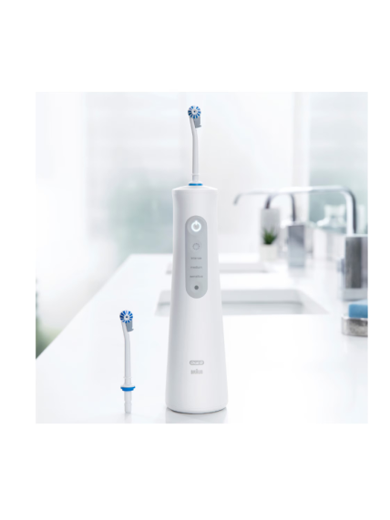Oral-B Dental Irrigator | OxyJet MD20 | 600 ml | Number of heads 2 | White 2 Oral-B Dental Irrigator | OxyJet MD20 | 600 ml | Number of heads 2 | White 2
