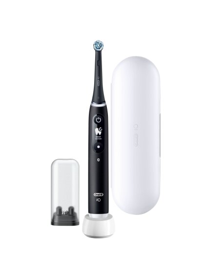 Oral-B | Electric Toothbrush | iO6 Series | Rechargeable | For adults | Number of brush heads included 1 | Number of teeth brushing modes 5 | Black Onyx Oral-B | Electric Toothbrush | iO6 Series | Rechargeable | For adults | Number of brush heads included 1 | Number of teeth brushing modes 5 | Black Onyx