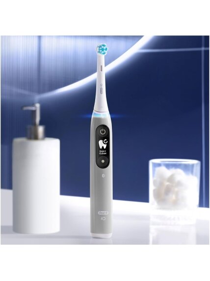 Oral-B Electric Toothbrush | iO6s | Rechargeable | For adults | Number of brush heads included 2 | Number of teeth brushing modes 5 | Grey 3