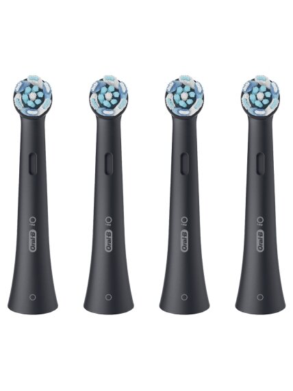 Oral-B | Replaceable toothbrush heads | iO UltimateClean | Heads | For adults | Number of brush heads included 4 | Black 1 Oral-B | Replaceable toothbrush heads | iO UltimateClean | Heads | For adults | Number of brush heads included 4 | Black 1