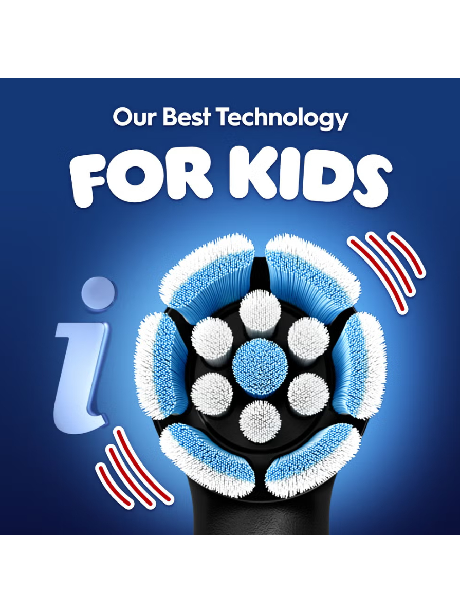 Oral-B Electric Toothbrush with Travel Case, 6Y+ | iO Kids Marvel Spiderman | Rechargeable | For kids | Number of brush heads included 1 | Number of teeth brushing modes 3 5 Oral-B Electric Toothbrush with Travel Case, 6Y+ | iO Kids Marvel Spiderman | Rechargeable | For kids | Number of brush heads included 1 | Number of teeth brushing modes 3 5