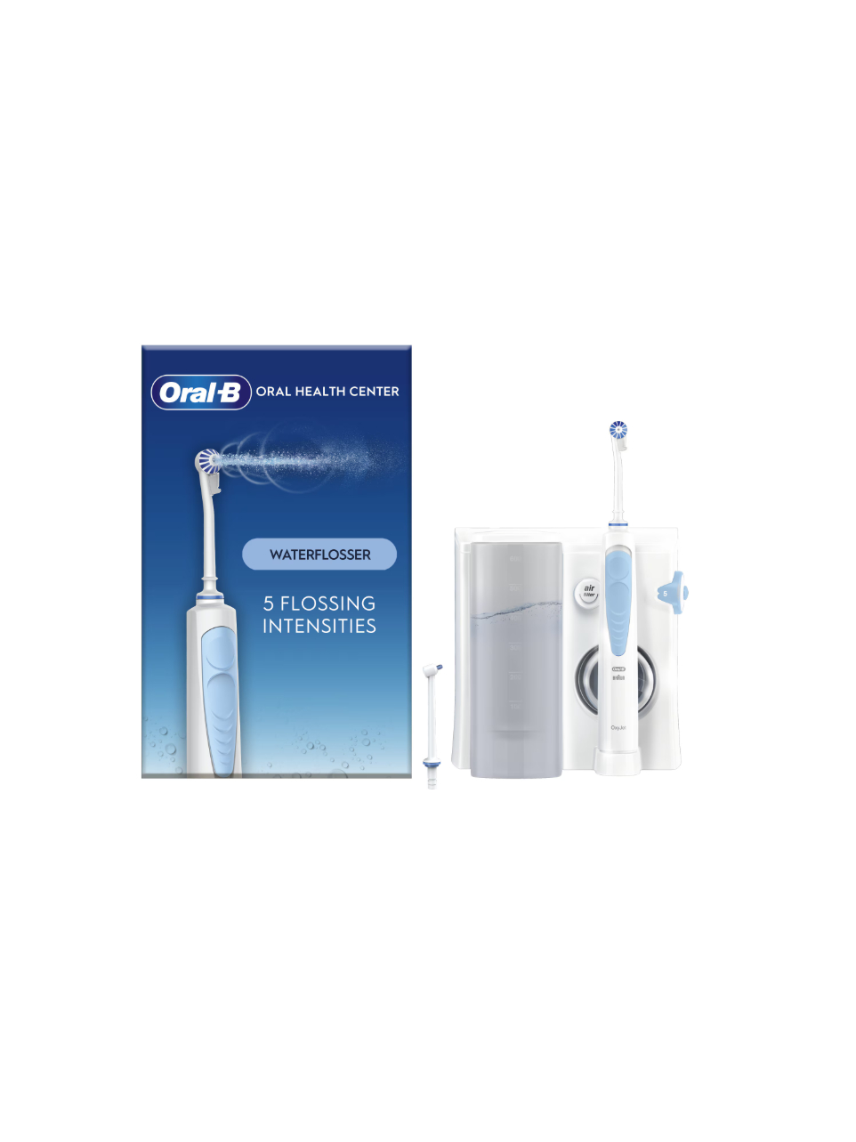Oral-B Dental Irrigator | OxyJet MD20 | 600 ml | Number of heads 2 | White 1