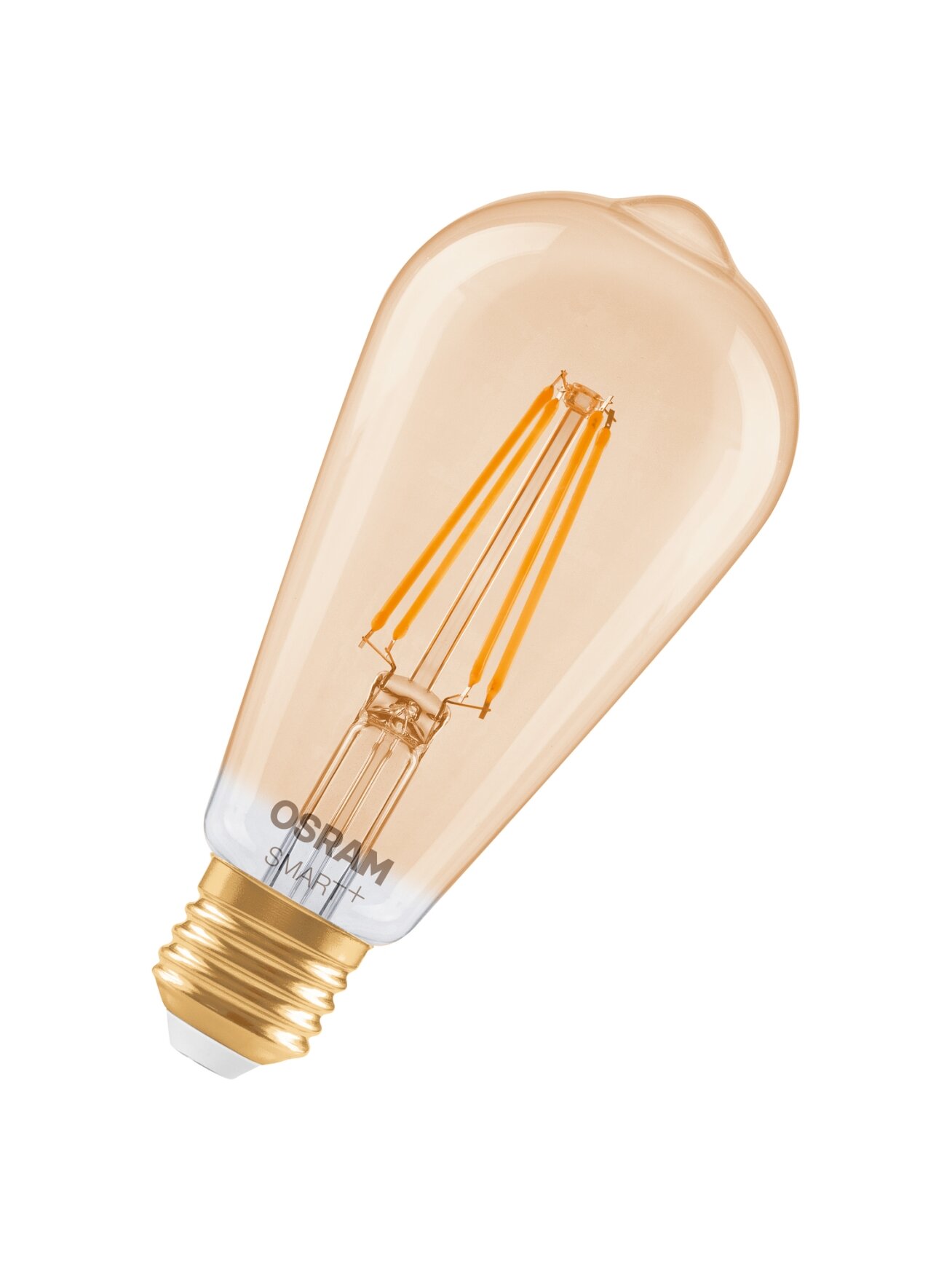 Osram SMART+ MATTER Filament Dimmable Classic Edison 53 824 Gold | E27 | 6 W | Warm White | Wi-Fi 1 Osram SMART+ MATTER Filament Dimmable Classic Edison 53 824 Gold | E27 | 6 W | Warm White | Wi-Fi 1