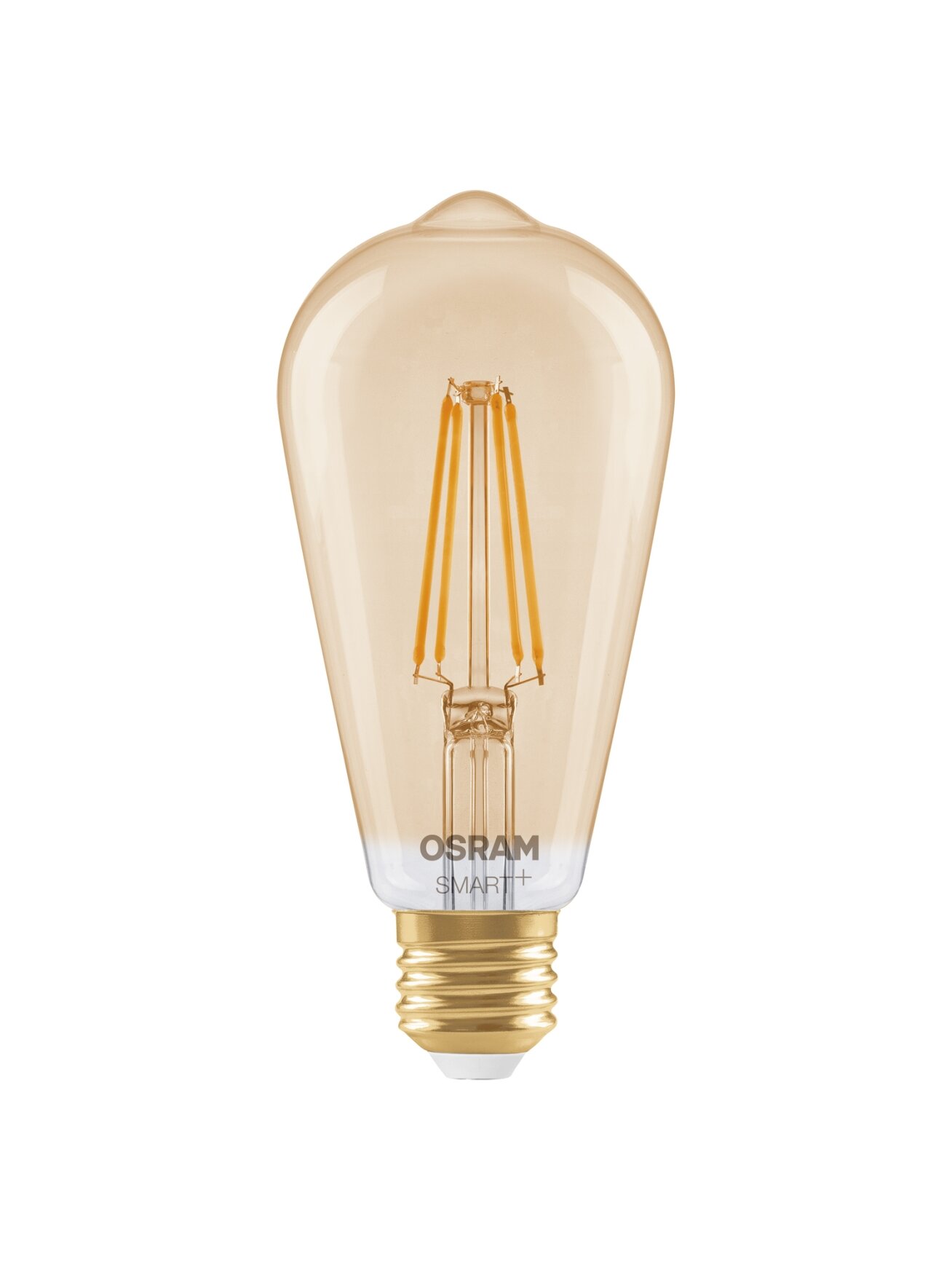 Osram SMART+ MATTER Filament Dimmable Classic Edison 53 824 Gold | E27 | 6 W | Warm White | Wi-Fi 3 Osram SMART+ MATTER Filament Dimmable Classic Edison 53 824 Gold | E27 | 6 W | Warm White | Wi-Fi 3