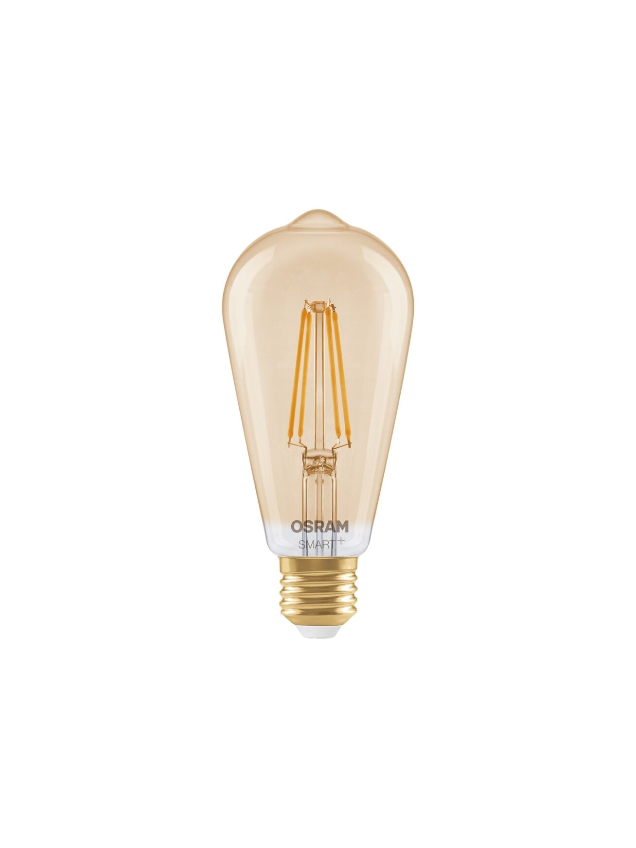 Osram SMART+ MATTER Filament Dimmable Classic Edison 53 824 Gold | E27 | 6 W | Warm White | Wi-Fi Osram SMART+ MATTER Filament Dimmable Classic Edison 53 824 Gold | E27 | 6 W | Warm White | Wi-Fi