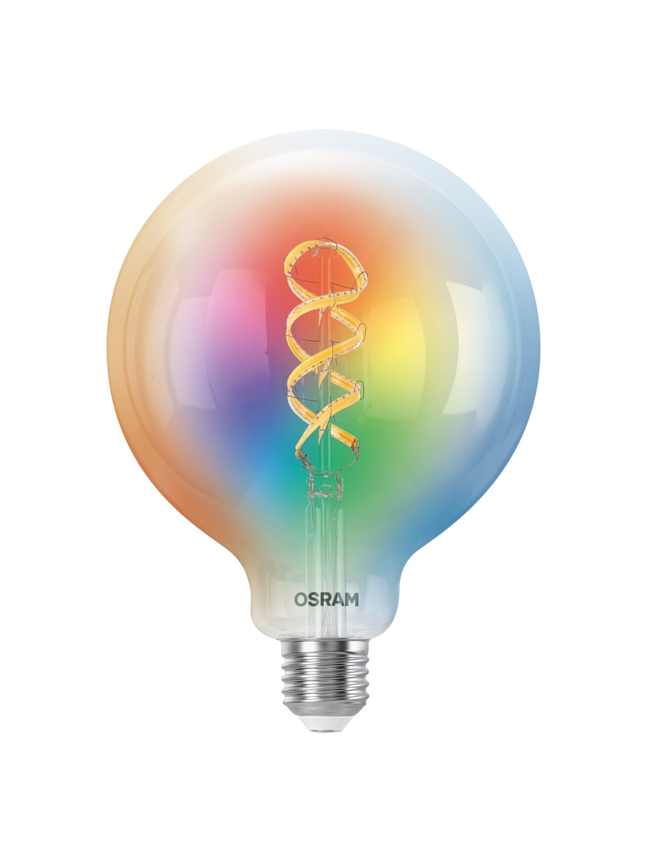 Osram SMART+ MATTER Filament Multicolor Classic Globe 125 40 | E27 | 4.8 W | RGBW | Wi-Fi 3 Osram SMART+ MATTER Filament Multicolor Classic Globe 125 40 | E27 | 4.8 W | RGBW | Wi-Fi 3