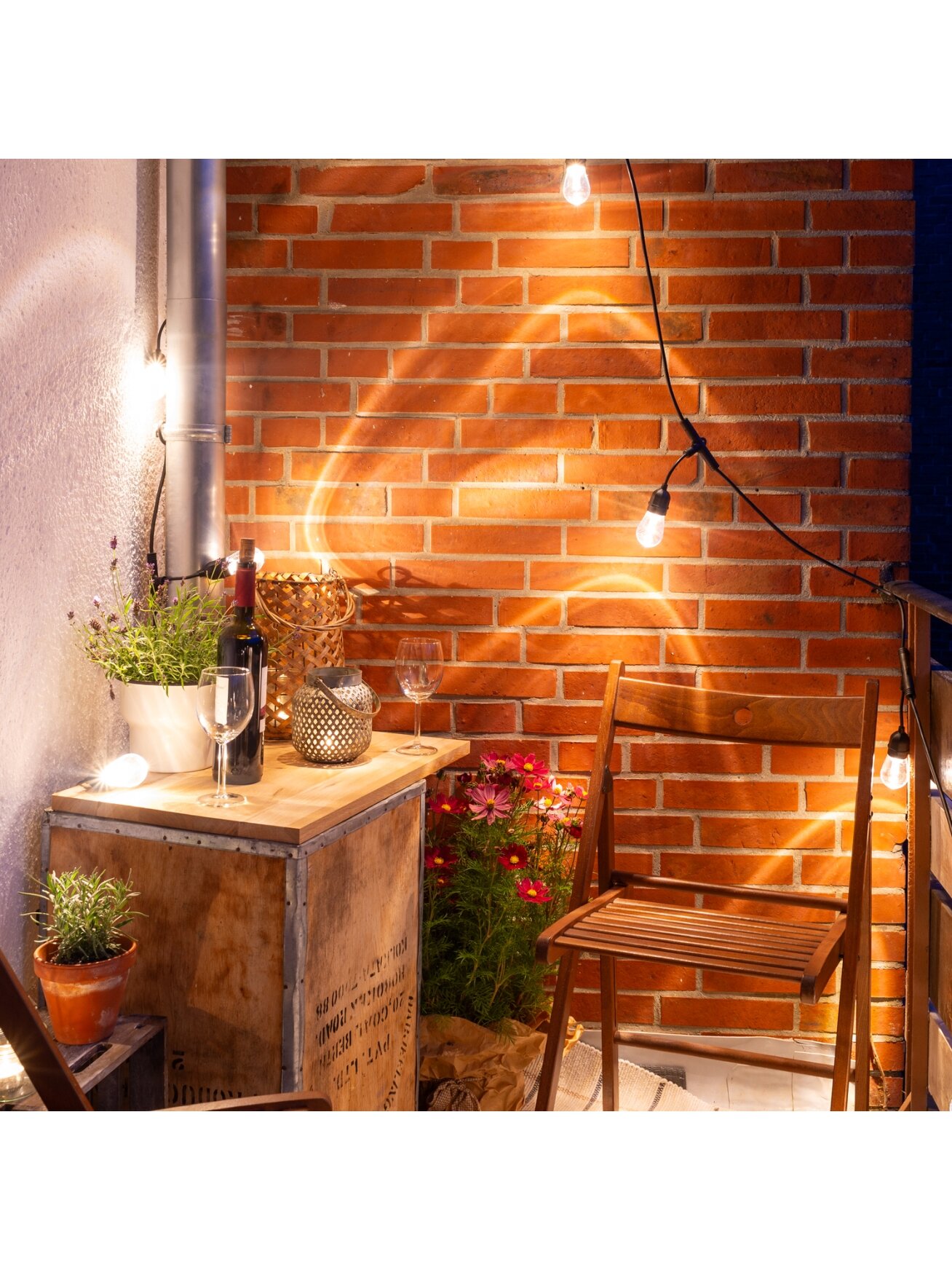 Osram SMART+ Outdoor String Light IP44 RGBW | 4.50 W | Warm White, RGB | Wi-Fi 4 Osram SMART+ Outdoor String Light IP44 RGBW | 4.50 W | Warm White, RGB | Wi-Fi 4