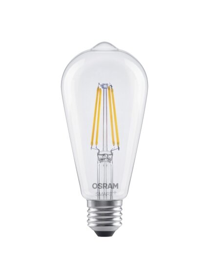 Osram SMART+ MATTER Dimmable Classic Edison 60 827 E27 | E27 | 6 W | Warm White | Wi-Fi 3 Osram SMART+ MATTER Dimmable Classic Edison 60 827 E27 | E27 | 6 W | Warm White | Wi-Fi 3