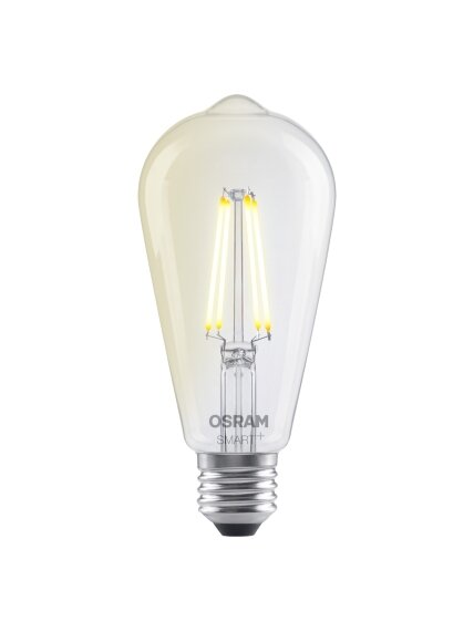 Osram SMART+ MATTER Dimmable Classic Edison 60 827 E27 | E27 | 6 W | Warm White | Wi-Fi 4 Osram SMART+ MATTER Dimmable Classic Edison 60 827 E27 | E27 | 6 W | Warm White | Wi-Fi 4