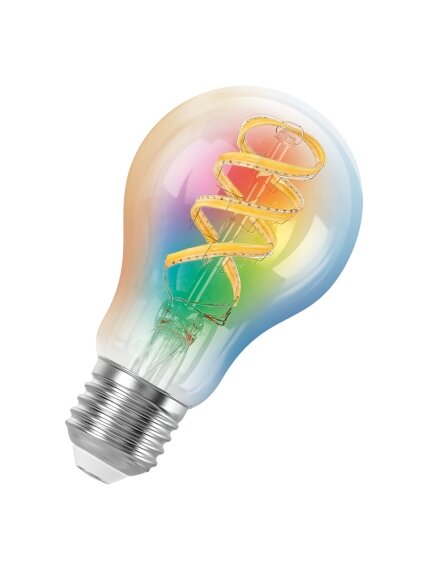 Osram SMART+ MATTER Filament Multicolor Classic A40 | E27 | 4.8 W | RGBW | Wi-Fi 1