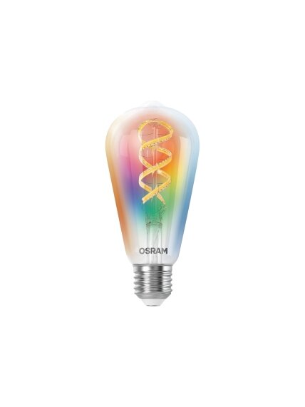 Osram SMART+ MATTER Filament Multicolor Classic Edison 40 | E27 | 4.8 W | RGBW | Wi-Fi Osram SMART+ MATTER Filament Multicolor Classic Edison 40 | E27 | 4.8 W | RGBW | Wi-Fi