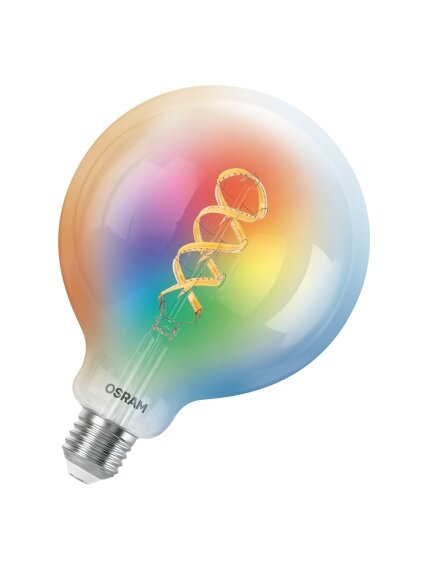 Osram SMART+ MATTER Filament Multicolor Classic Globe 125 40 | E27 | 4.8 W | RGBW | Wi-Fi 1 Osram SMART+ MATTER Filament Multicolor Classic Globe 125 40 | E27 | 4.8 W | RGBW | Wi-Fi 1