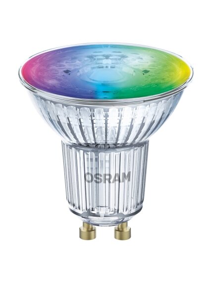 Osram SMART+ MATTER Multicolor Spot PAR16 50 45° | GU10 | 4.7 W | RGBW | Wi-Fi 3 Osram SMART+ MATTER Multicolor Spot PAR16 50 45° | GU10 | 4.7 W | RGBW | Wi-Fi 3