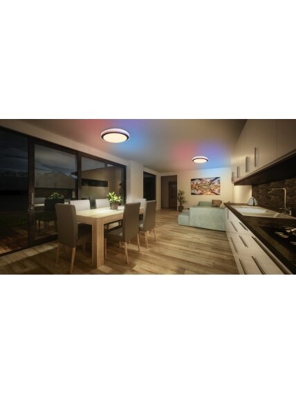 Osram SMART+ WIFI ORBIS MAGIC WALL/CEILING 500mm RGB+TW Dimmable black+white | 38 W | RGBTW | Wi-Fi 4 Osram SMART+ WIFI ORBIS MAGIC WALL/CEILING 500mm RGB+TW Dimmable black+white | 38 W | RGBTW | Wi-Fi 4