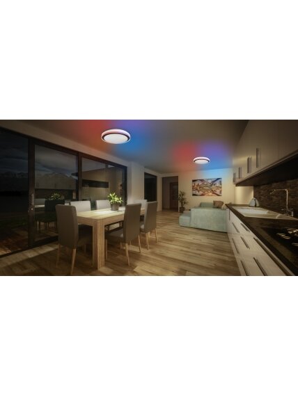 Osram SMART+ WIFI ORBIS MAGIC WALL/CEILING 500mm RGB+TW Dimmable black+white | 38 W | RGBTW | Wi-Fi 5 Osram SMART+ WIFI ORBIS MAGIC WALL/CEILING 500mm RGB+TW Dimmable black+white | 38 W | RGBTW | Wi-Fi 5