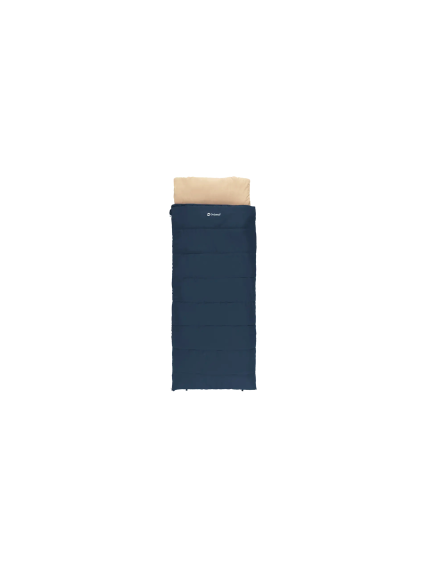Outwell Contour Lux Deep Blue | Sleeping Bag | 220 x 85 cm | -19 to 15 °C | Right Zipper