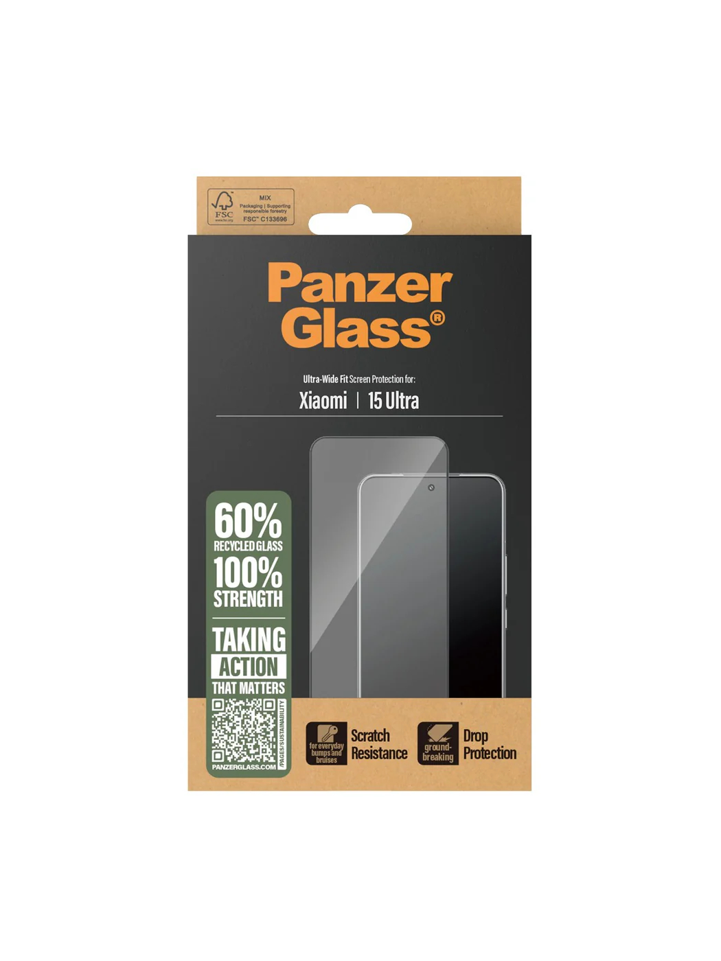 PanzerGlass Screen protector | Xiaomi | 15 Ultra | Glass | Transparent | Ultra-Wide Fit 2