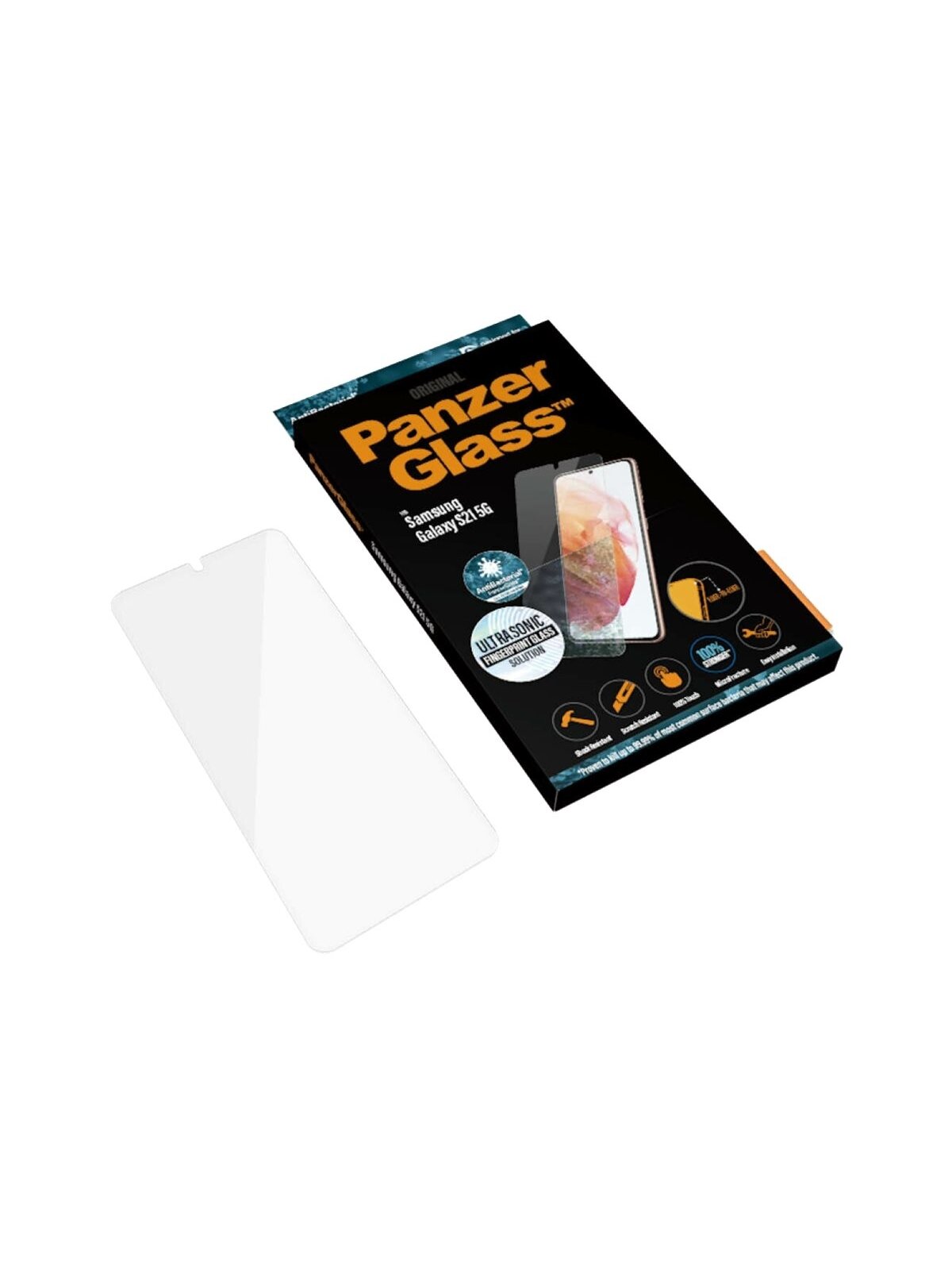 PanzerGlass | Samsung | Galaxy S21 5G | Glass | Clear | Case Friendly 4 PanzerGlass | Samsung | Galaxy S21 5G | Glass | Clear | Case Friendly 4