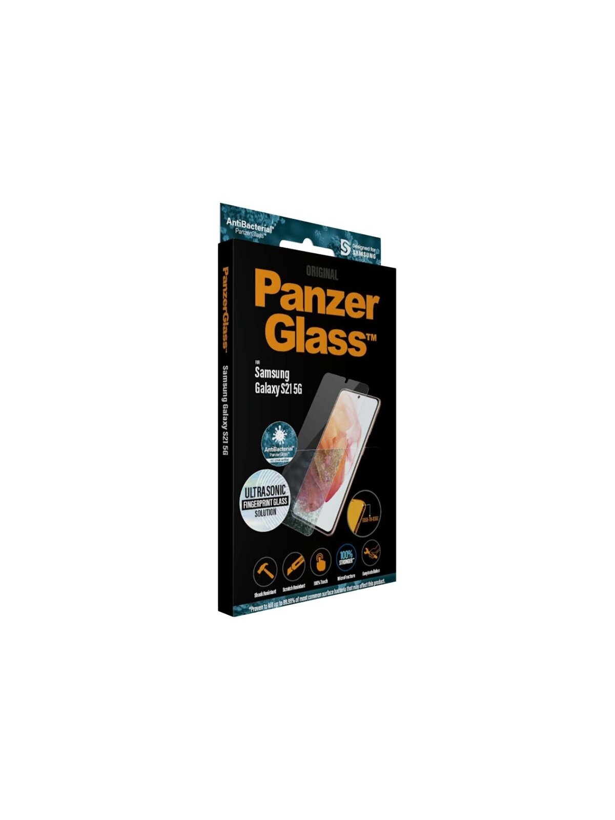 PanzerGlass | Samsung | Galaxy S21 5G | Glass | Clear | Case Friendly 8 PanzerGlass | Samsung | Galaxy S21 5G | Glass | Clear | Case Friendly 8