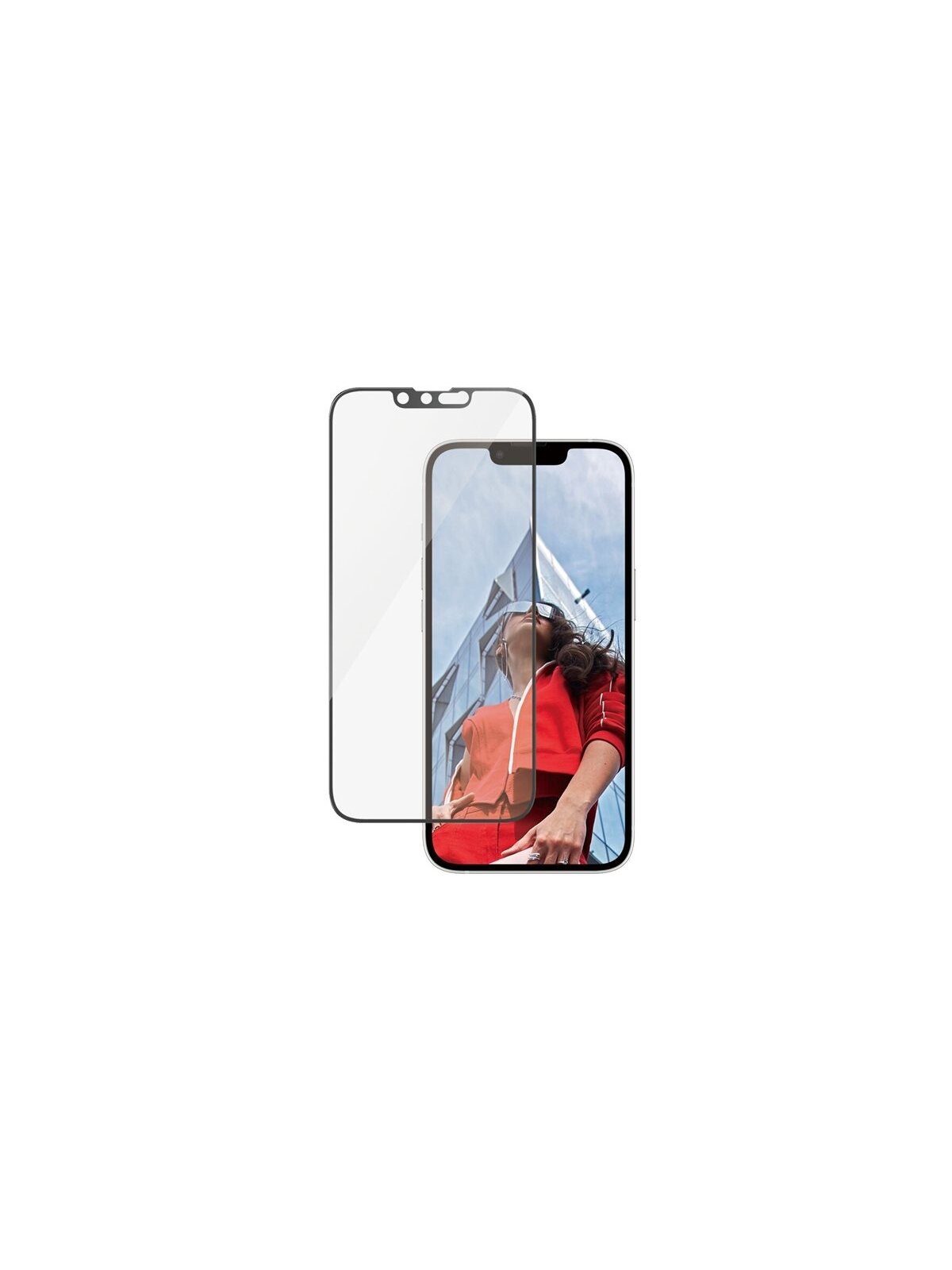 PanzerGlass Screen protector | Apple | iPhone 13/iPhone 13 Pro/iPhone 14/iPhone 16e | Glass | Transparent | Ultra-Wide Fit W. Aligner 1