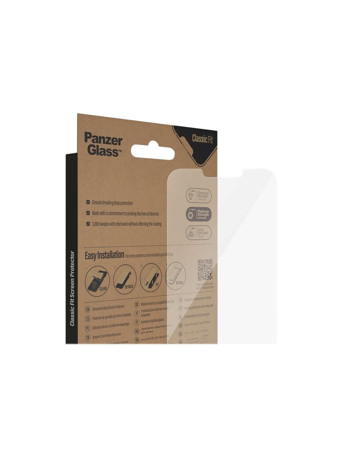 PanzerGlass | Screen protector | Apple | iPhone 14 Plus/13 Pro Max | Glass | Transparent | Classic Fit 5 PanzerGlass | Screen protector | Apple | iPhone 14 Plus/13 Pro Max | Glass | Transparent | Classic Fit 5