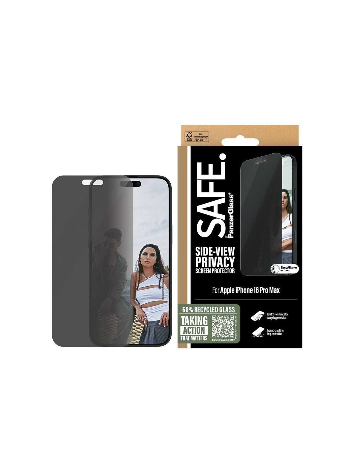 PanzerGlass Screen protector | Apple | iPhone 16 Pro Max | Glass | Black | Ultra-Wide Fit 1 PanzerGlass Screen protector | Apple | iPhone 16 Pro Max | Glass | Black | Ultra-Wide Fit 1