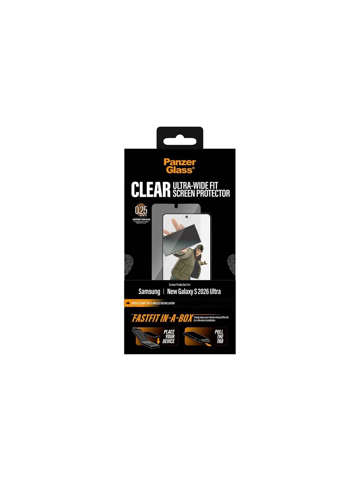 PanzerGlass Screen Protector Samsung New Galaxy S26 Ultra | Ultra-Wide Fit w. FASTFIT IN-A-BOX | PanzerGlass 5 PanzerGlass Screen Protector Samsung New Galaxy S26 Ultra | Ultra-Wide Fit w. FASTFIT IN-A-BOX | PanzerGlass 5