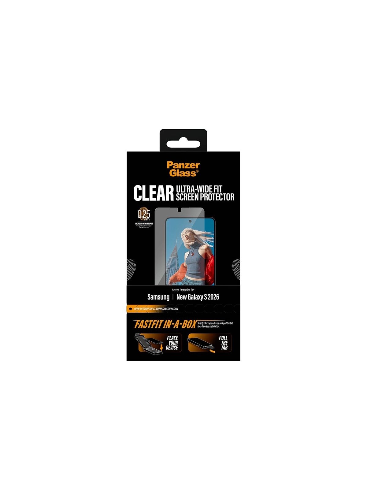 PanzerGlass Screen Protector Samsung New Galaxy S26 | Ultra-Wide Fit w. FASTFIT IN-A-BOX | PanzerGlass 5 PanzerGlass Screen Protector Samsung New Galaxy S26 | Ultra-Wide Fit w. FASTFIT IN-A-BOX | PanzerGlass 5