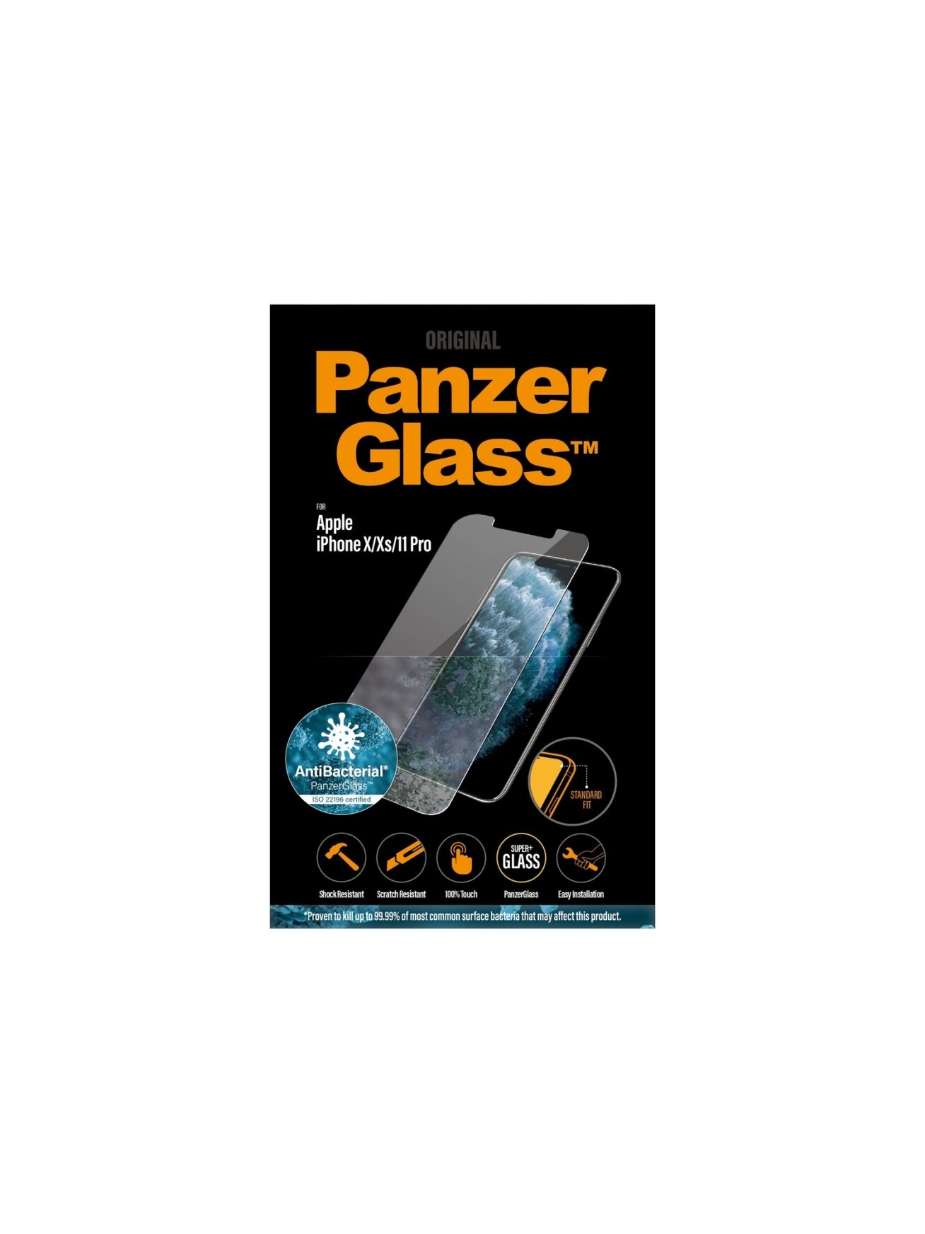PanzerGlass | 2661 | Screen Protector | iPhone | X/XS | Tempered glass | Transparent 4 PanzerGlass | 2661 | Screen Protector | iPhone | X/XS | Tempered glass | Transparent 4