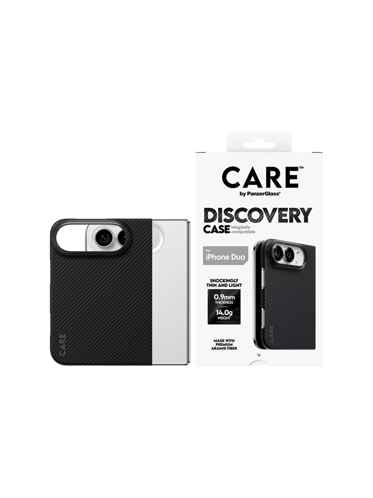 PanzerGlass Discovery Case | Back cover | Apple | iPhone 2026 Fold | Recycled plastic | Black PanzerGlass Discovery Case | Back cover | Apple | iPhone 2026 Fold | Recycled plastic | Black