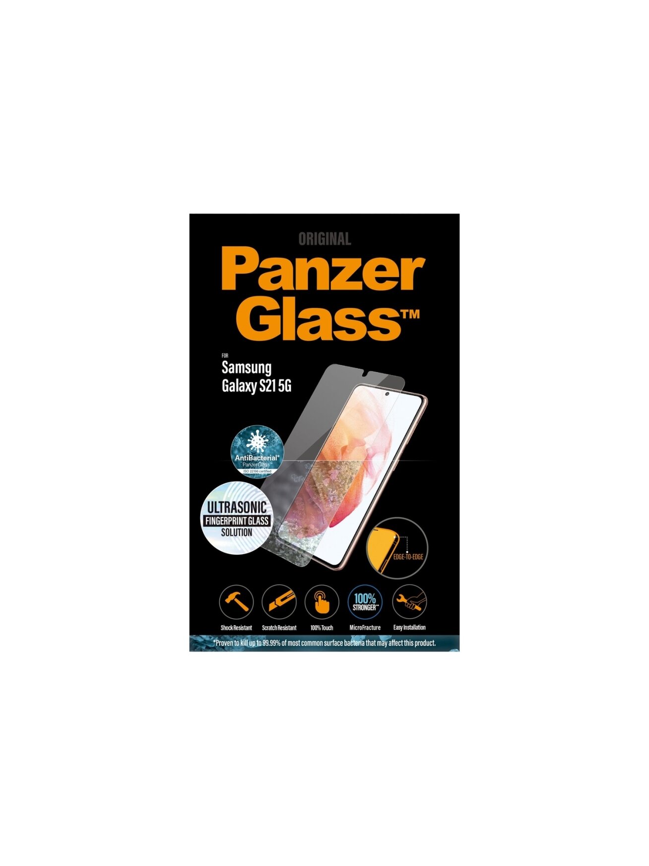 PanzerGlass | Samsung | Galaxy S21 5G | Glass | Clear | Case Friendly 6 PanzerGlass | Samsung | Galaxy S21 5G | Glass | Clear | Case Friendly 6