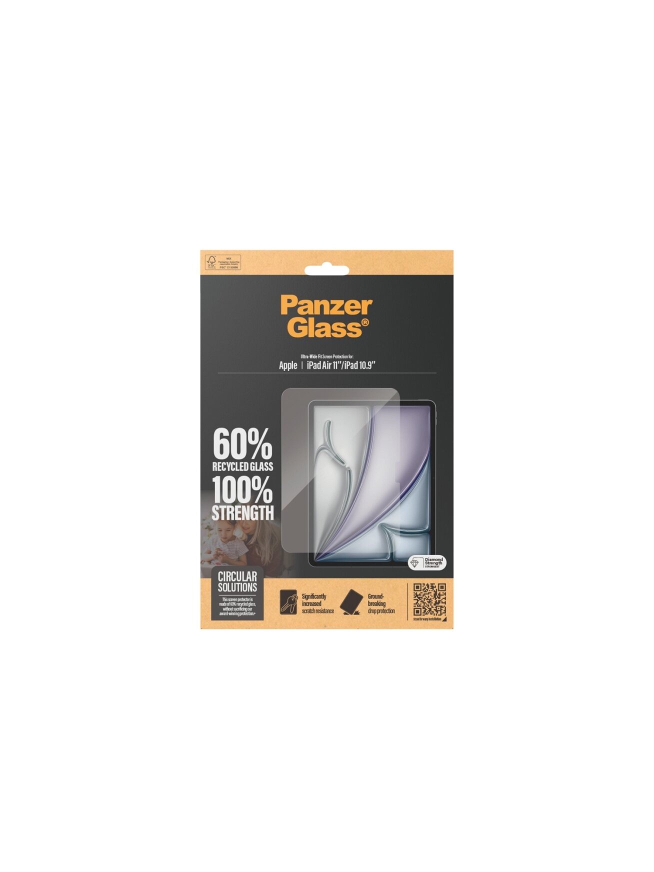 PanzerGlass Ultra-Wide Fit | 2833 | 11 " | Screen protector | Transparent 2 PanzerGlass Ultra-Wide Fit | 2833 | 11 " | Screen protector | Transparent 2