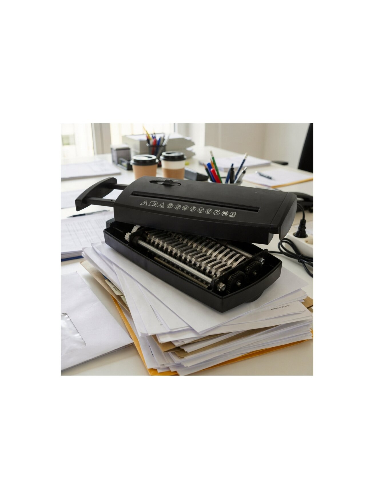 Paper Shredder | AD 1040 | Black 8 Paper Shredder | AD 1040 | Black 8