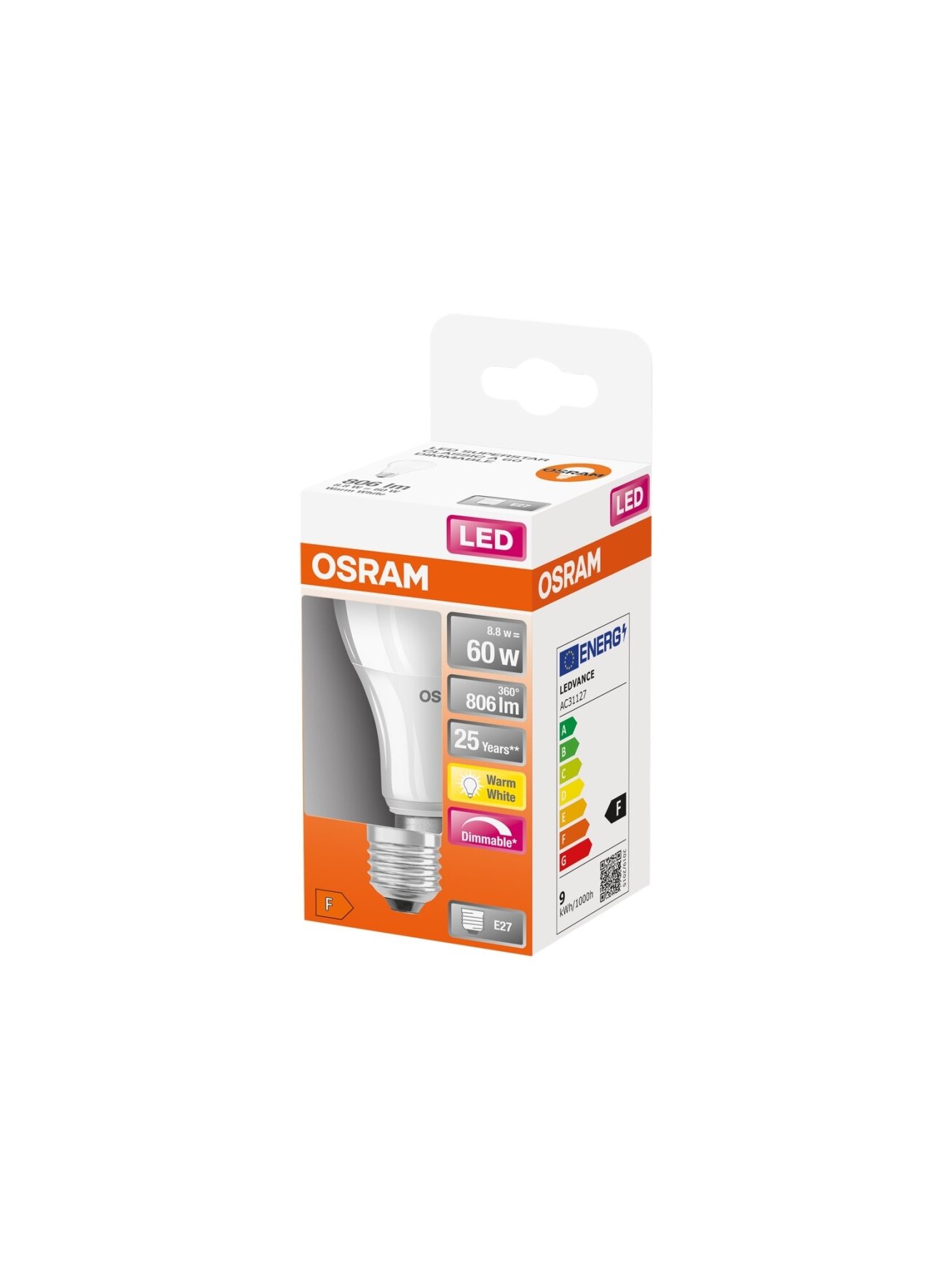 Parathom Classic LED | E27 | 8.8 W | Warm White 2 Parathom Classic LED | E27 | 8.8 W | Warm White 2