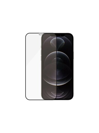 PanzerGlass | Apple | For iPhone 12/12 Pro | Glass | Black | 100% touch; The coating is non-toxic | Case Friendly