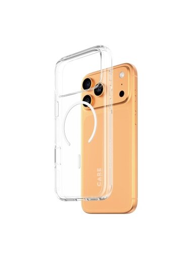 PanzerGlass Flagship Case | Back cover | Apple | iPhone 17 Pro Max | Recycled plastic | Transparent | Urban Explorer w. White MagSafe