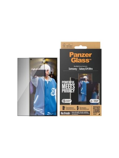 PanzerGlass Privacy Screen Protector Samsung Galaxy S 2024 Ultra | Ultra-Wide Fit wA | PanzerGlass PanzerGlass Privacy Screen Protector Samsung Galaxy S 2024 Ultra | Ultra-Wide Fit wA | PanzerGlass