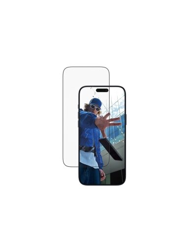 PanzerGlass Screen protector | Apple | iPhone 17 Pro Max | Glass | Transparent | Ultra-Wide Fit w. EasyAligner