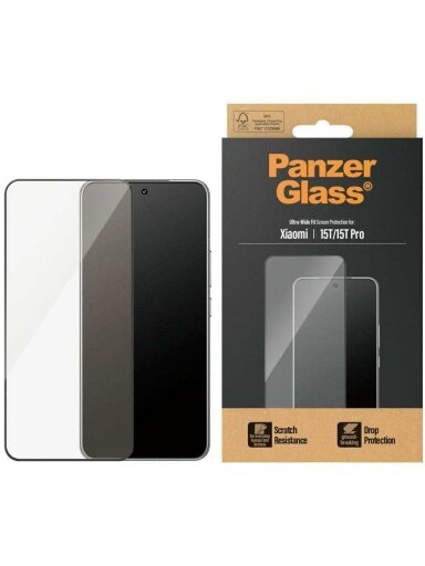 PanzerGlass Screen protector | Xiaomi | 15T/15T Pro | Transparent | Ultra-Wide Fit