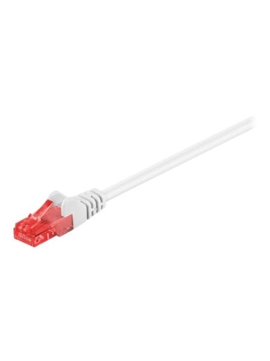Patch Cable | 68639 CAT 6 U/UTP | PVC AWG 24/7 | Cable length: 15 m | White Patch Cable | 68639 CAT 6 U/UTP | PVC AWG 24/7 | Cable length: 15 m | White