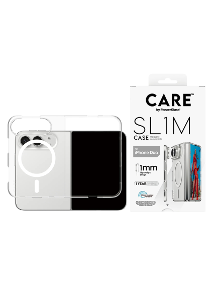 PanzerGlass Care | Back cover | iPhone Duo | Apple | Recycled plastic | Transparent 2