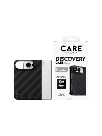 PanzerGlass Discovery Case | Back cover | Apple | iPhone 2026 Fold | Recycled plastic | Black PanzerGlass Discovery Case | Back cover | Apple | iPhone 2026 Fold | Recycled plastic | Black