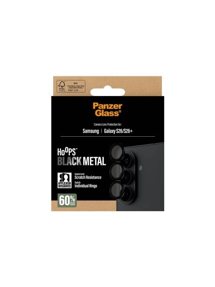PanzerGlass Hoops Camera Lens Protector Black Samsung New Galaxy S26 | S26 Plus | PanzerGlass 5 PanzerGlass Hoops Camera Lens Protector Black Samsung New Galaxy S26 | S26 Plus | PanzerGlass 5