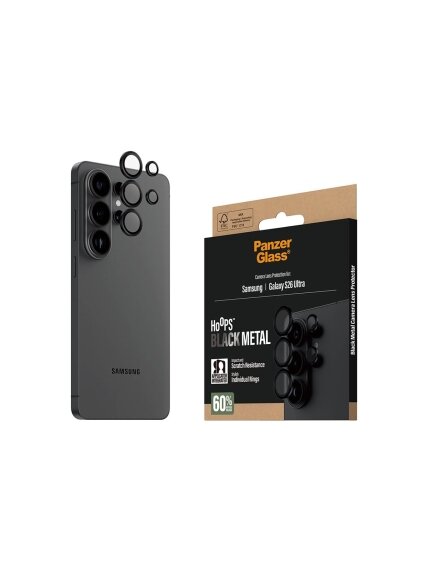 PanzerGlass Hoops Camera Lens Protector Black Samsung New Galaxy S26 Ultra | PanzerGlass 3 PanzerGlass Hoops Camera Lens Protector Black Samsung New Galaxy S26 Ultra | PanzerGlass 3