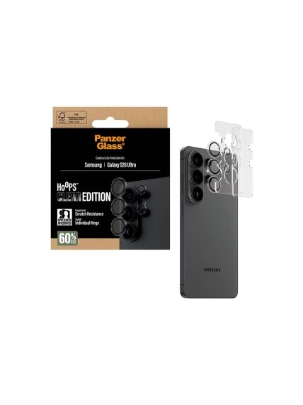 PanzerGlass Hoops Camera Lens Protector Transparent Samsung New Galaxy S26 Ultra | PanzerGlass 3